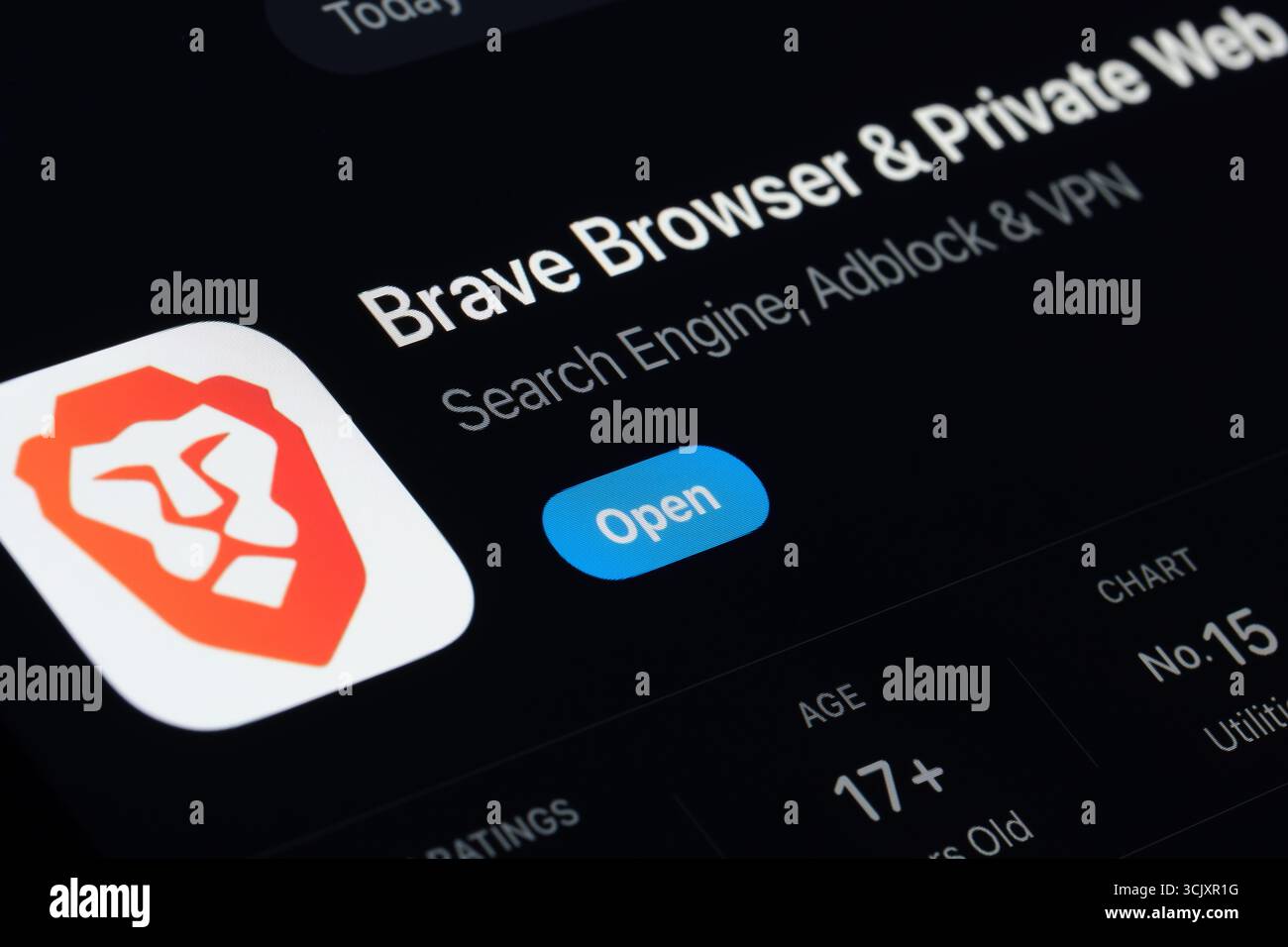 Brave Browser Foto Stock