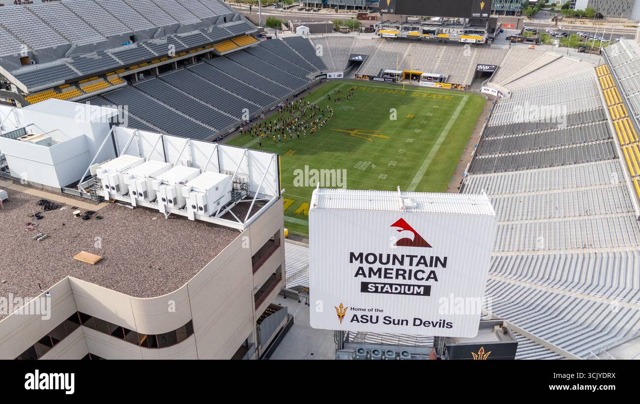 Mountain America Stadium, ASU Sun Devils, Phoenix, Arizona, Stati Uniti Foto Stock