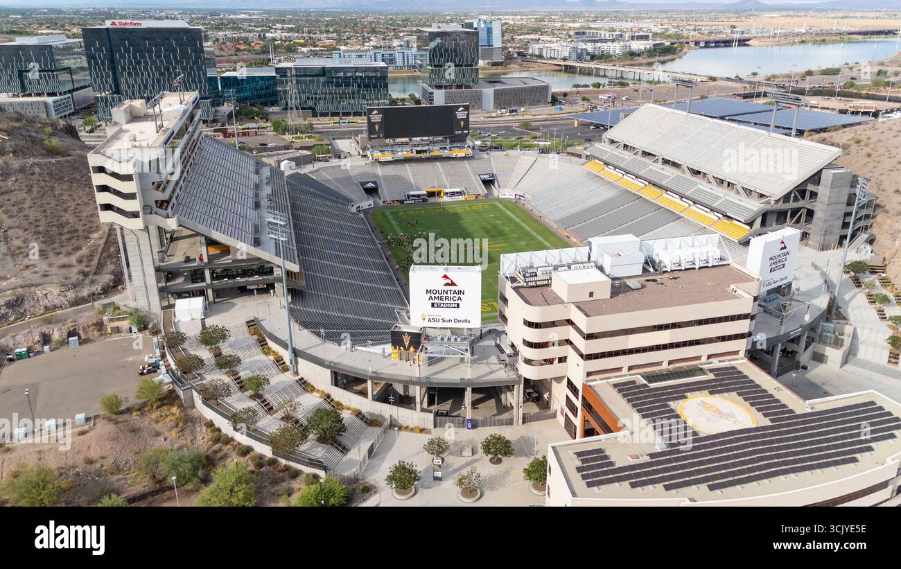 Mountain America Stadium, ASU Sun Devils, Phoenix, Arizona, Stati Uniti Foto Stock
