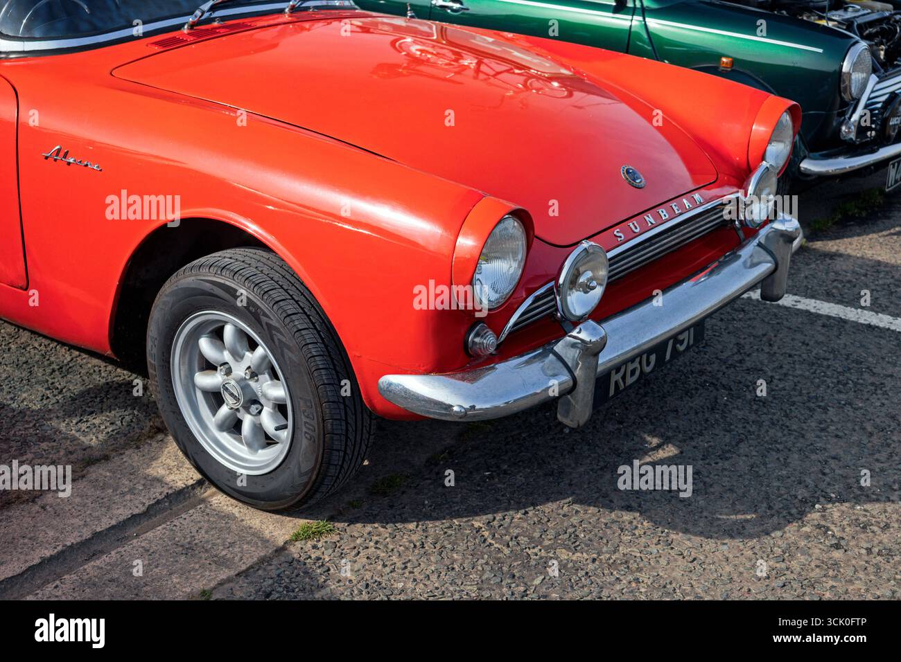 Sunbeam Alpine. Avro Heritage Museum 1940's Weekend 2025. Foto Stock