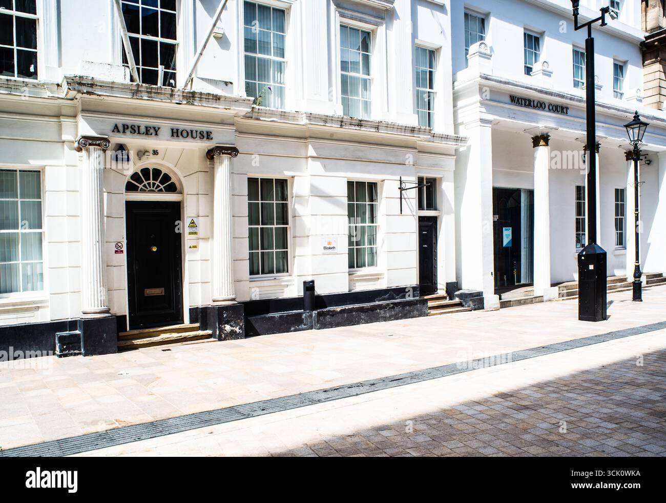 Apsley House e Waterloo Court, Birmingham, West Midlands, Inghilterra Foto Stock