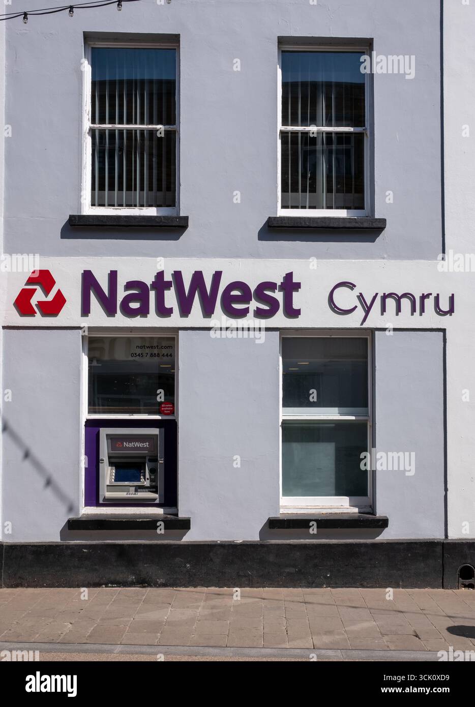 NAT West Bank Cymru ad Abergavenny Monmouthshire Galles Regno Unito Foto Stock