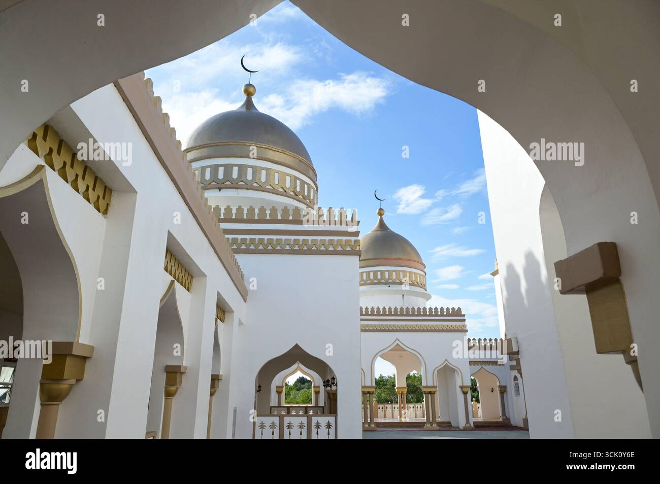FILIPPINE, Isola di Mindanao, Bangsamoro regione autonoma in muslim Mindanao BARMM, città di Cotabato, grande Moschea di Cotabato / PHILIPPINEN, Bangsamoro muslimische automome Region auf Mindanao, Cotabato Stadt, grosse Moschee Foto Stock