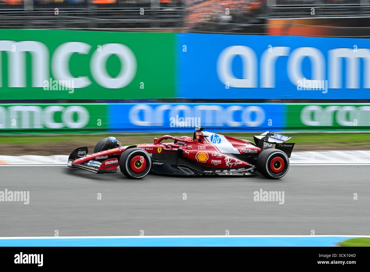 GP d'Olanda F1 2025 il 31 2025 agosto a Zandvoort, olandese - Formula 1 Charles Leclerc pilota Ferrari Foto Stock
