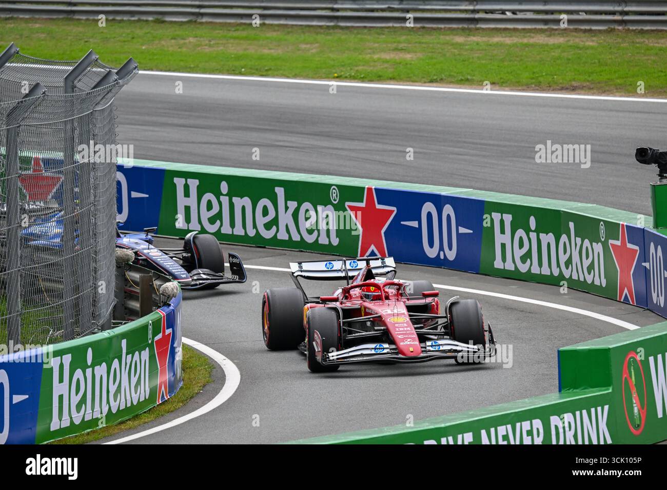 GP d'Olanda F1 2025 il 31 2025 agosto a Zandvoort, olandese - Formula 1 Charles Leclerc pilota Ferrari Foto Stock
