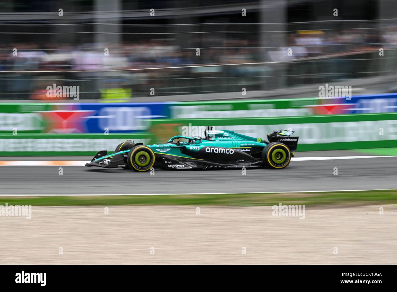 GP d'Olanda F1 2025 il 31 2025 agosto a Zandvoort, olandese - pilota di Formula 1 Lance per Aston Martin Foto Stock