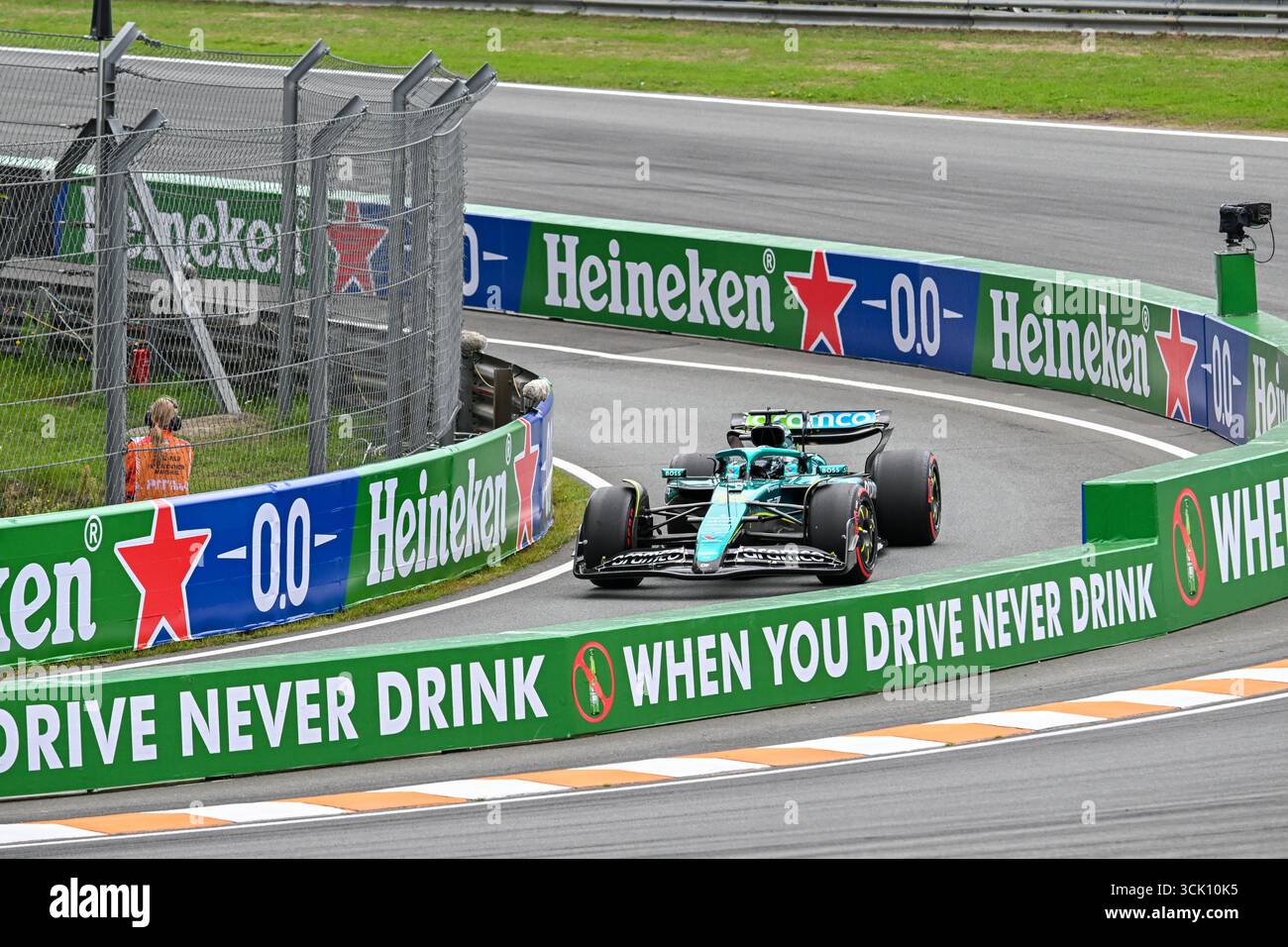 GP d'Olanda F1 2025 il 31 2025 agosto a Zandvoort, olandese - pilota di Formula 1 Lance per Aston Martin Foto Stock