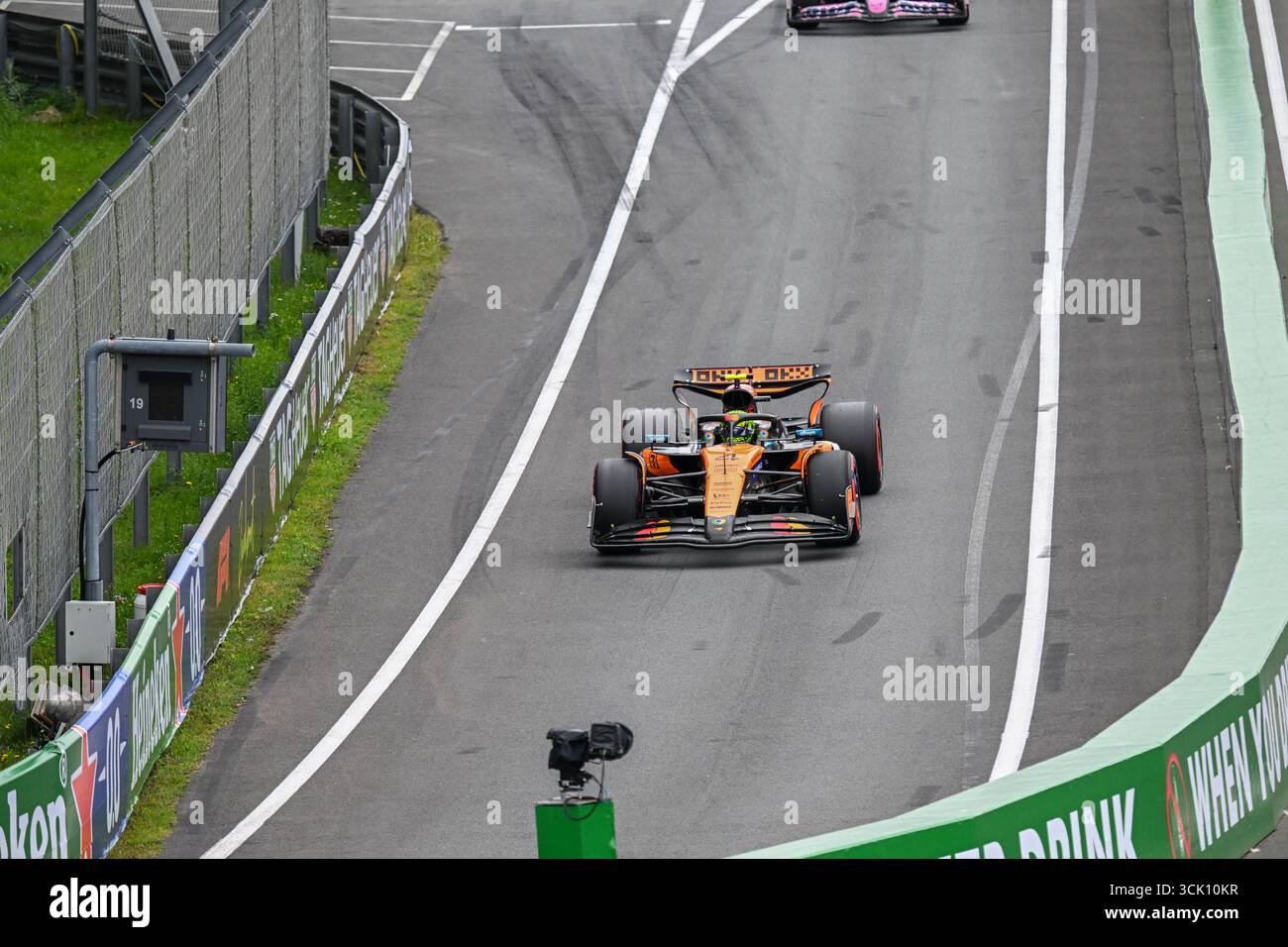 GP d'Olanda F1 2025 il 31 2025 agosto a Zandvoort, olandese - Formula 1 Lando Norris pilota della McLaren Foto Stock
