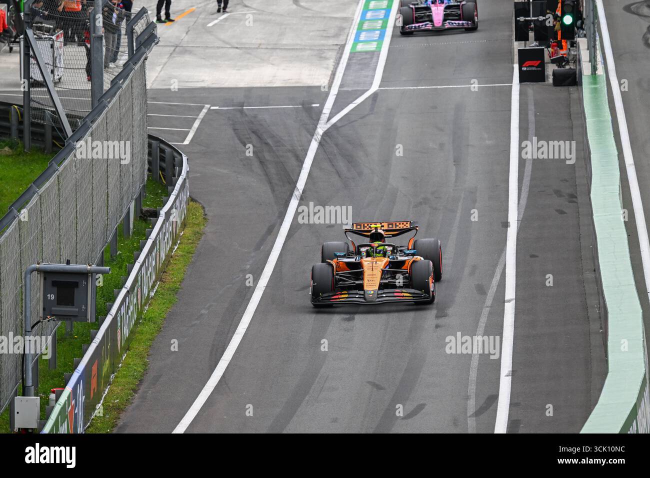GP d'Olanda F1 2025 il 31 2025 agosto a Zandvoort, olandese - Formula 1 Lando Norris pilota della McLaren Foto Stock