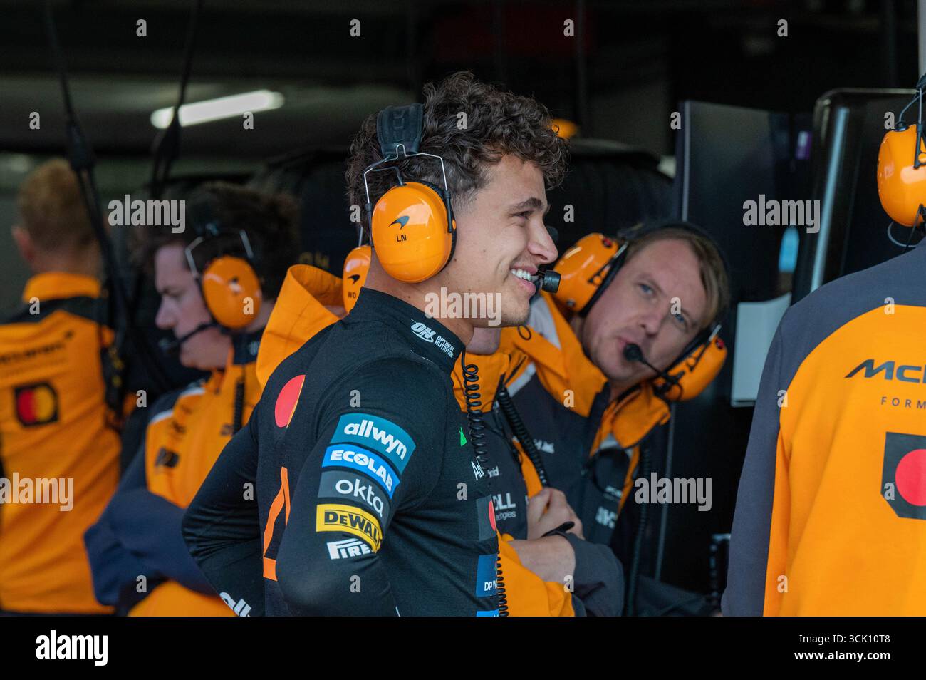 GP d'Olanda F1 2025 il 31 2025 agosto a Zandvoort, olandese - Formula 1 Lando Norris pilota della McLaren Foto Stock