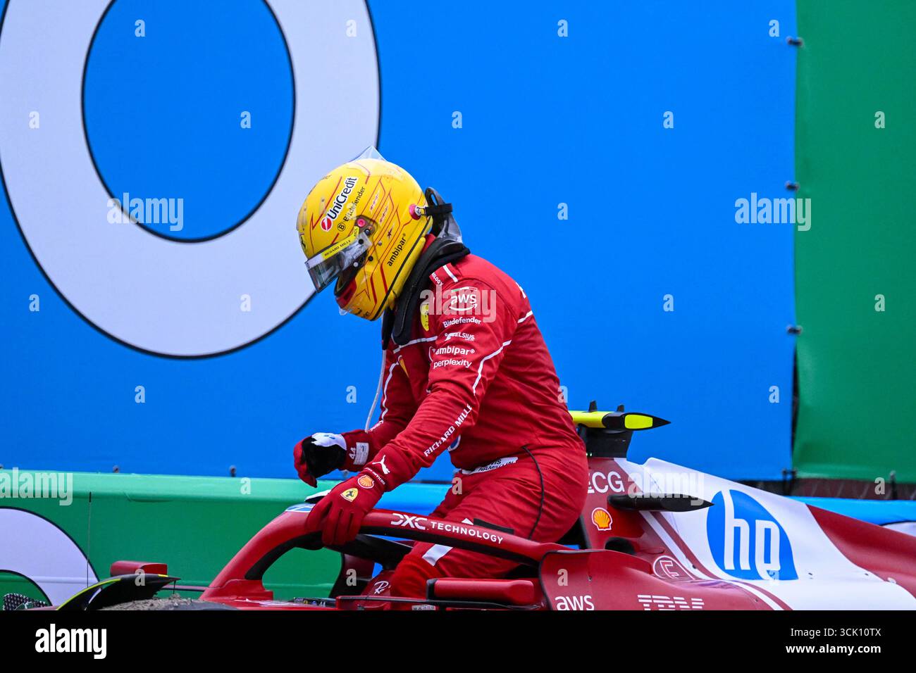 GP d'Olanda F1 2025 il 31 2025 agosto a Zandvoort, olandese - Formula 1 Lewis Hamilton pilota Ferrari Foto Stock