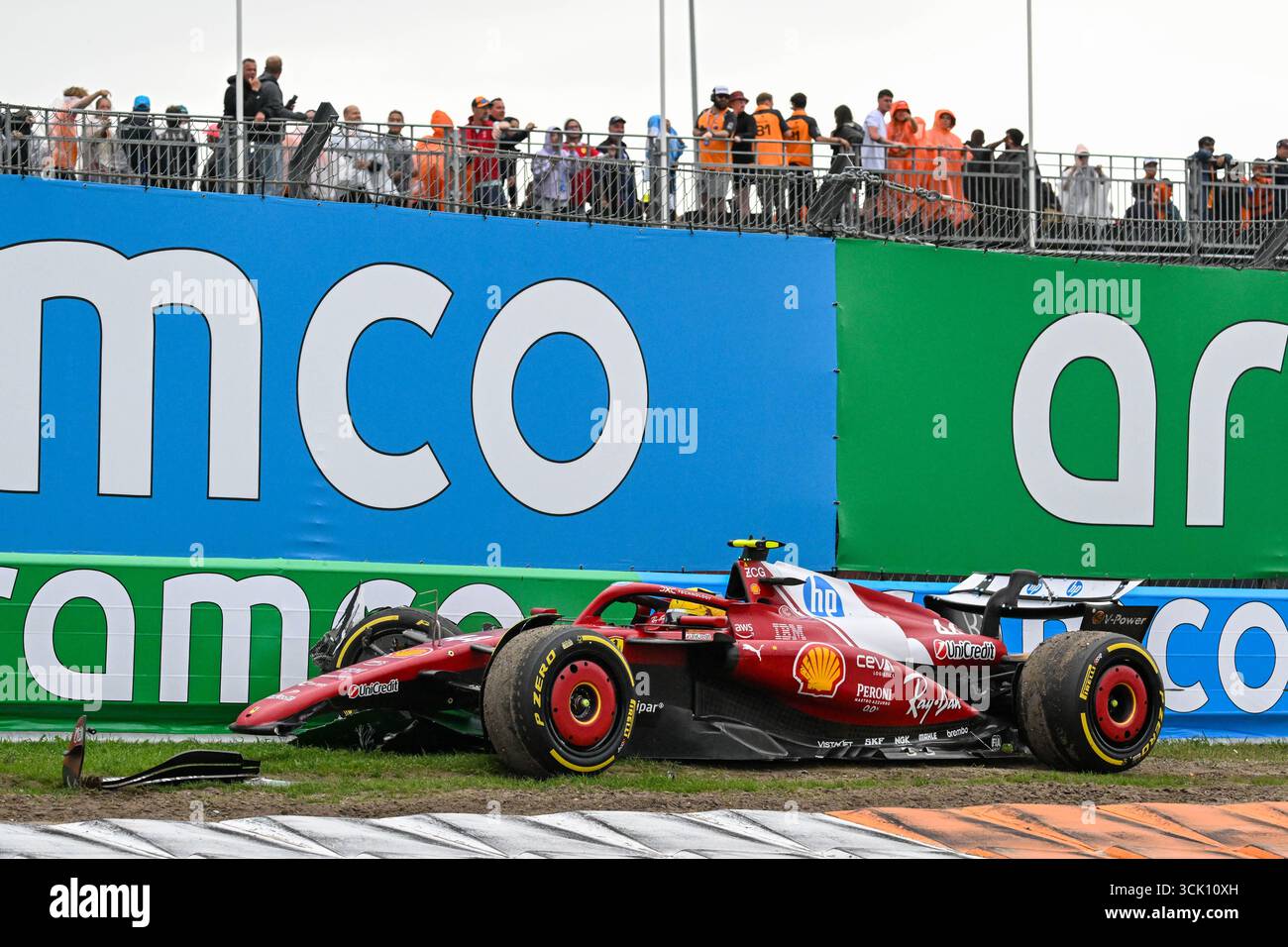 GP d'Olanda F1 2025 il 31 2025 agosto a Zandvoort, olandese - Formula 1 Lewis Hamilton pilota Ferrari Foto Stock