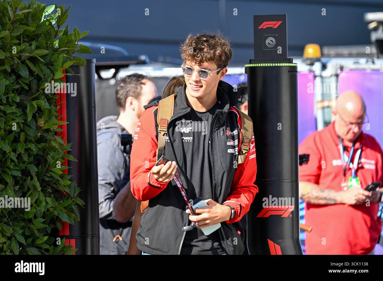 GP d'Olanda F1 2025 il 31 2025 agosto a Zandvoort, olandese - Oliver Bearman pilota di Formula 1 per Haas Foto Stock