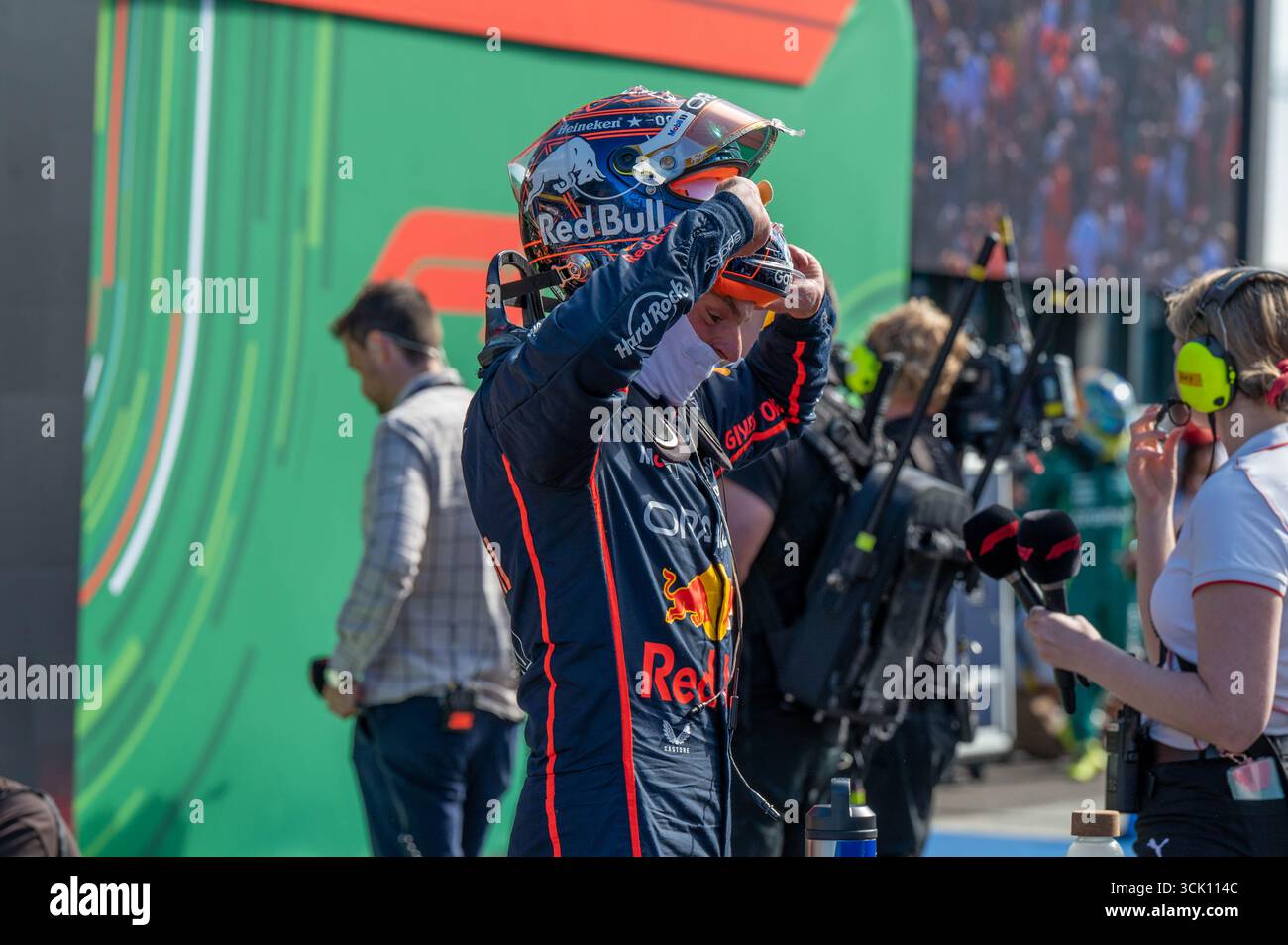 GP d'Olanda F1 2025 il 31 2025 agosto a Zandvoort, olandese - Formula 1 Max Verstappen pilota della Red Bull Foto Stock
