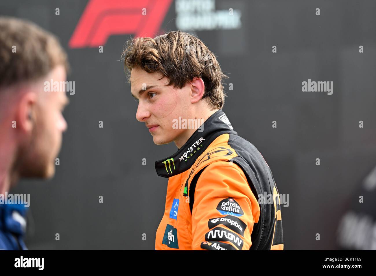 GP d'Olanda F1 2025 il 31 2025 agosto a Zandvoort, olandese - Formula 1 Oscar Piastri pilota della McLaren Foto Stock