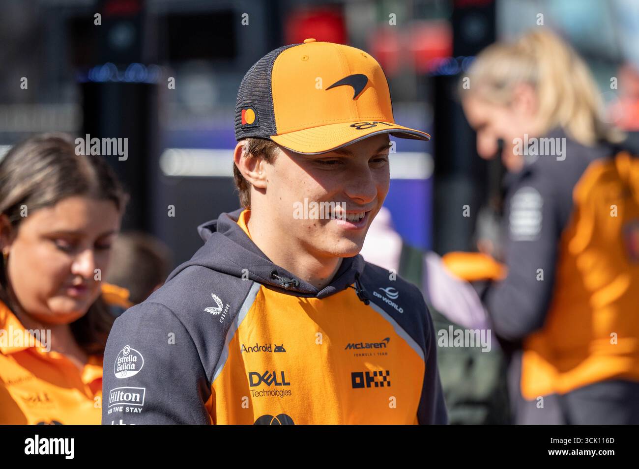 GP d'Olanda F1 2025 il 31 2025 agosto a Zandvoort, olandese - Formula 1 Oscar Piastri pilota della McLaren Foto Stock