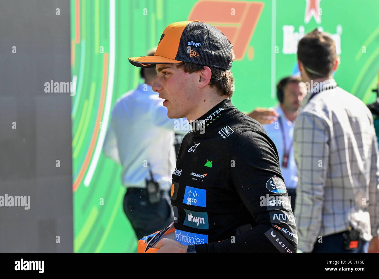 GP d'Olanda F1 2025 il 31 2025 agosto a Zandvoort, olandese - Formula 1 Oscar Piastri pilota della McLaren Foto Stock
