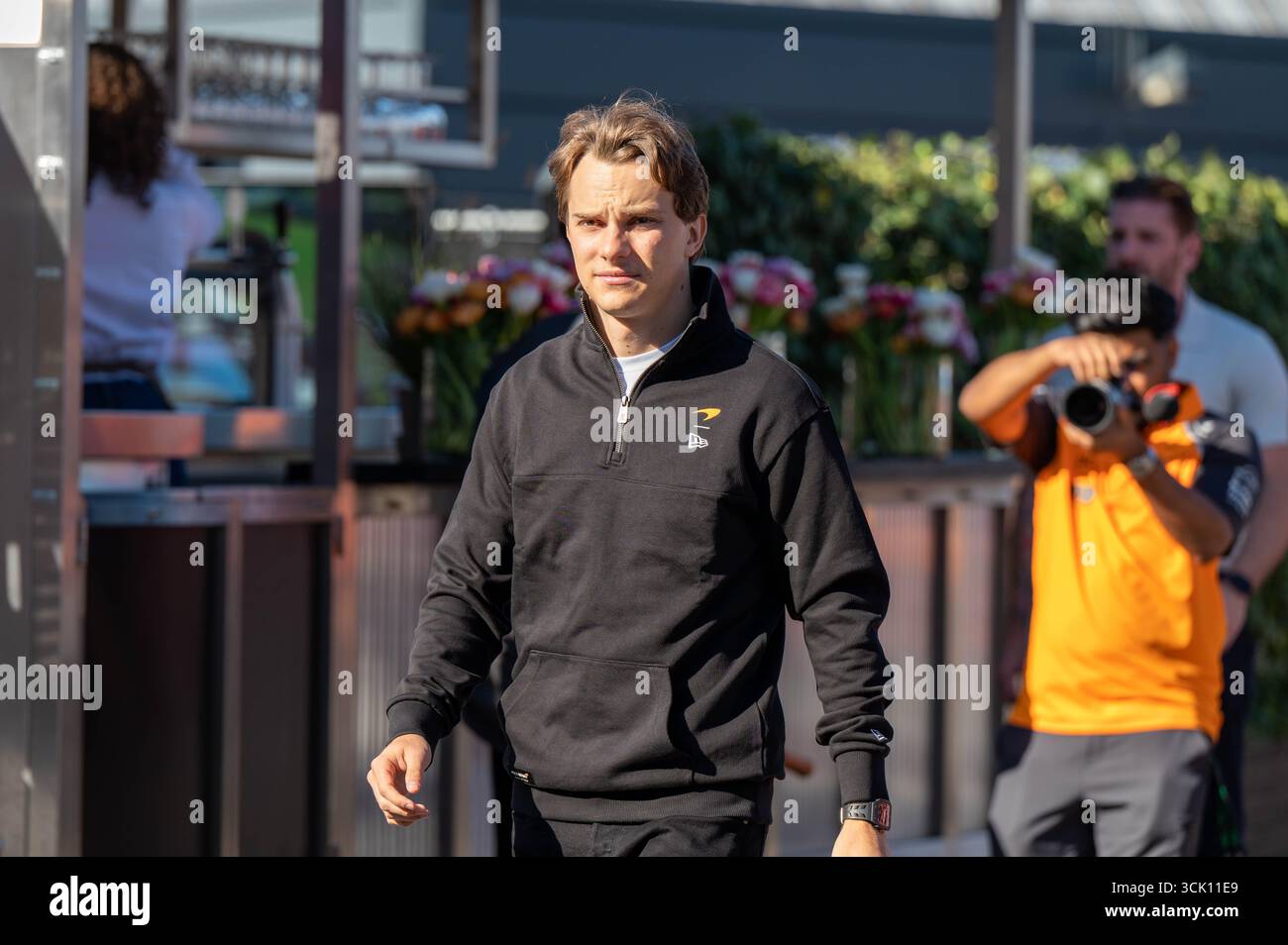 GP d'Olanda F1 2025 il 31 2025 agosto a Zandvoort, olandese - Formula 1 Oscar Piastri pilota della McLaren Foto Stock