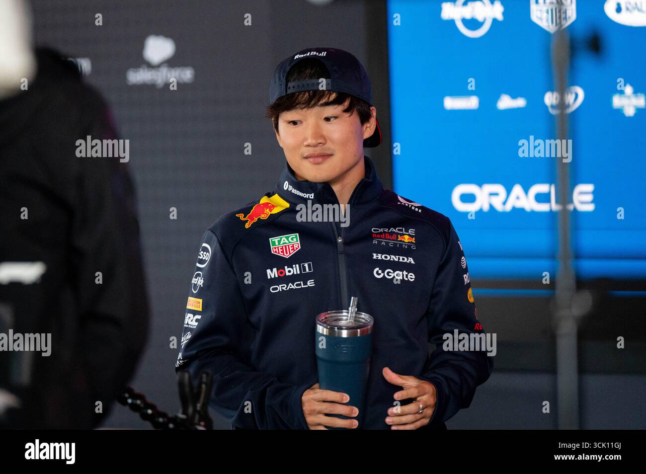 GP d'Olanda F1 2025 il 31 2025 agosto a Zandvoort, olandese - Formula 1 Yuki Tsunoda pilota della Red Bull Foto Stock