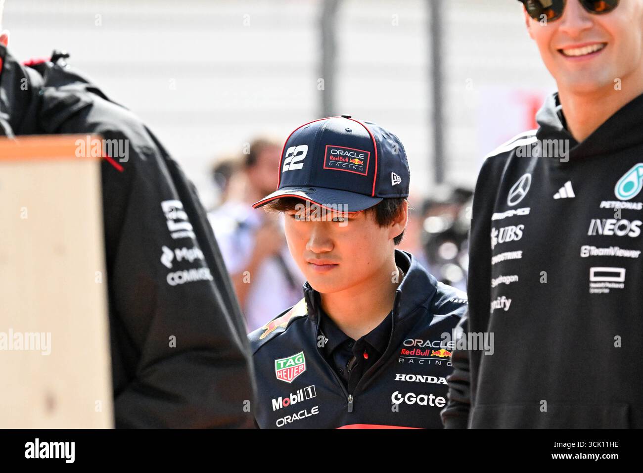 GP d'Olanda F1 2025 il 31 2025 agosto a Zandvoort, olandese - Formula 1 Yuki Tsunoda pilota della Red Bull Foto Stock