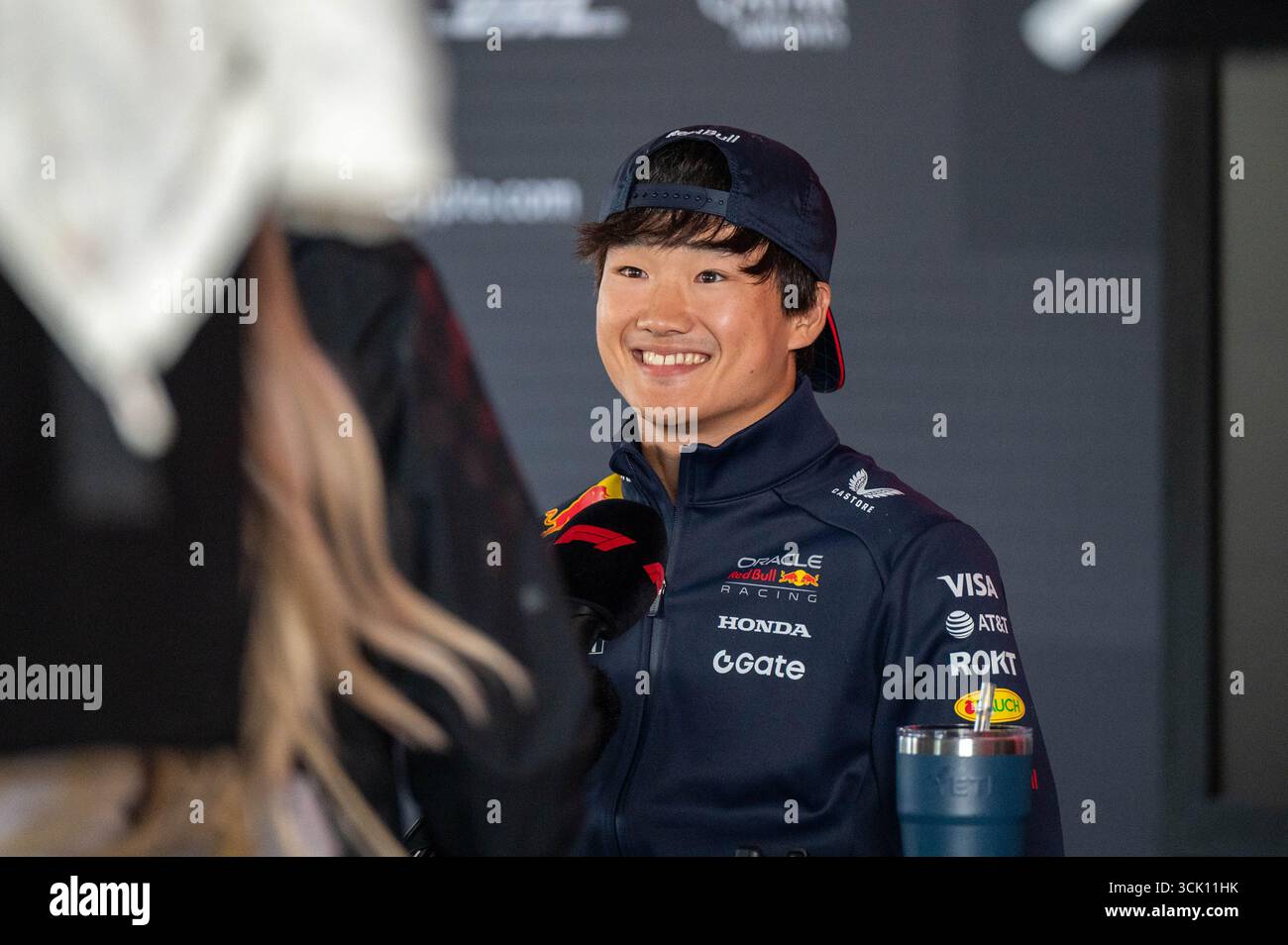 GP d'Olanda F1 2025 il 31 2025 agosto a Zandvoort, olandese - Formula 1 Yuki Tsunoda pilota della Red Bull Foto Stock