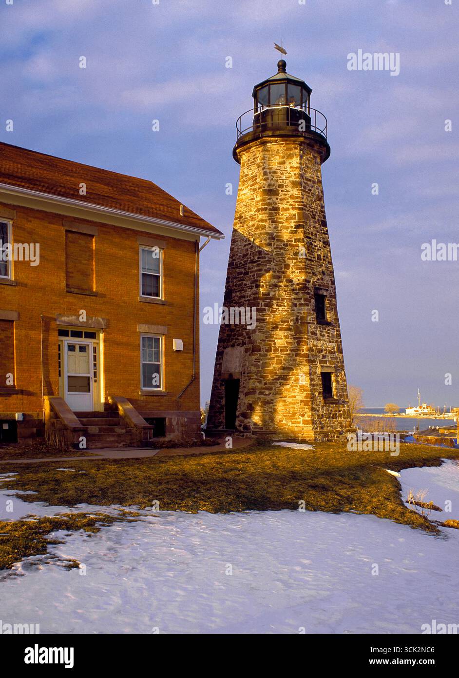 Charlotte-Genesse Light c.1822, sul lago Ontario, Rochester, New York Foto Stock
