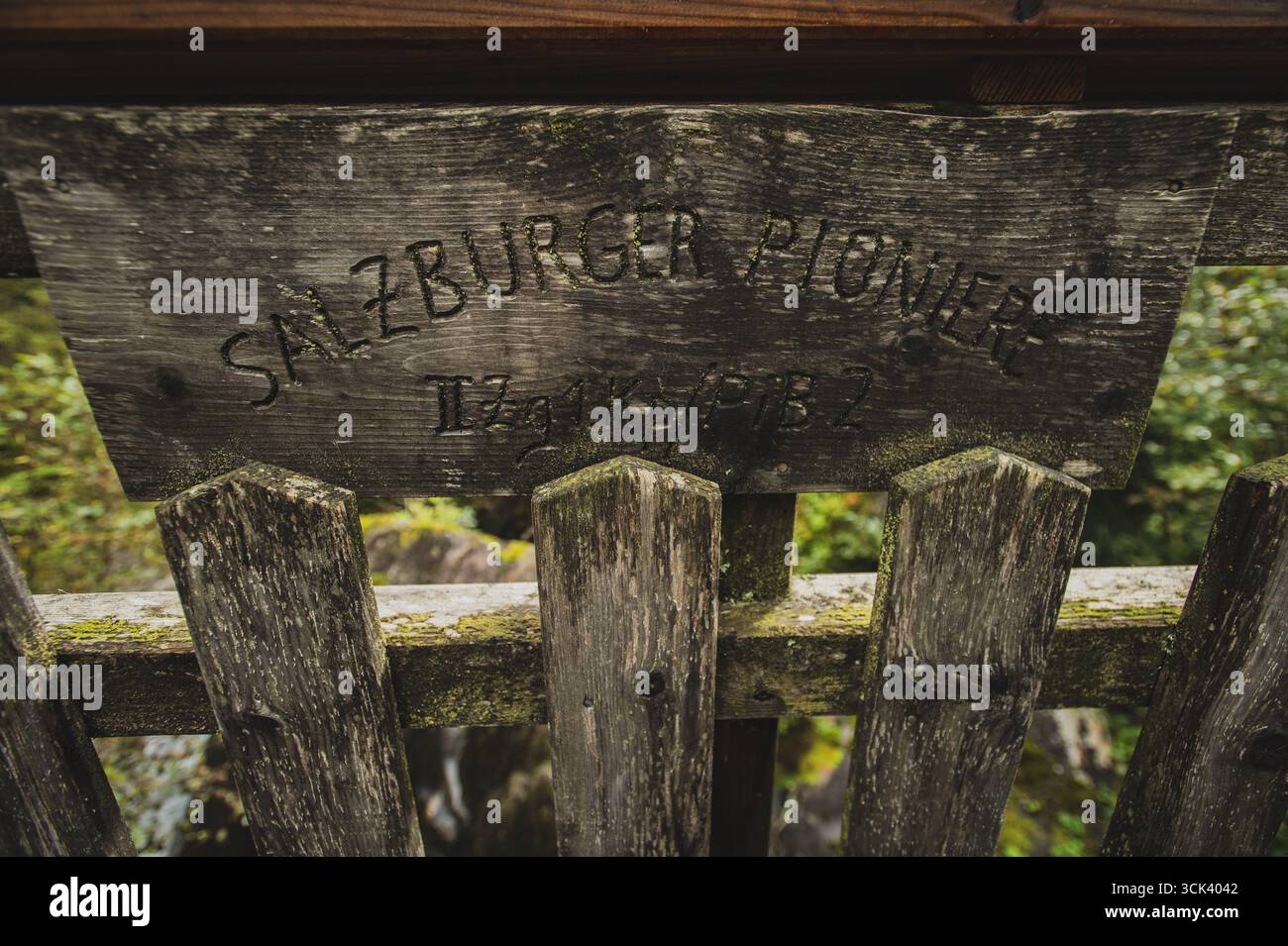 Die Schösswendklamm zählt wegen ihrer Eigenart und Schönheit zu einem besonderen Naturschauspiel. für die Entstehung dieser Schlucht, durch die sich der Felberbach zwängt, sind vor allem Biotit-Hornblende- und Grünschiefergesteine maßgebend, die den Wasserkräften erheblichen Widerstand leisten. Besonders bemerkenswert sind die zahlreichen kleineren und größeren Wasserfälle. 24.09.2020. // la Gola di Schösswend è considerata uno spettacolo naturale unico per la sua unicità e bellezza. Le rocce biotite-ornblende e greenschiste furono i fattori principali nella formazione di questa gola, attraverso la quale Foto Stock