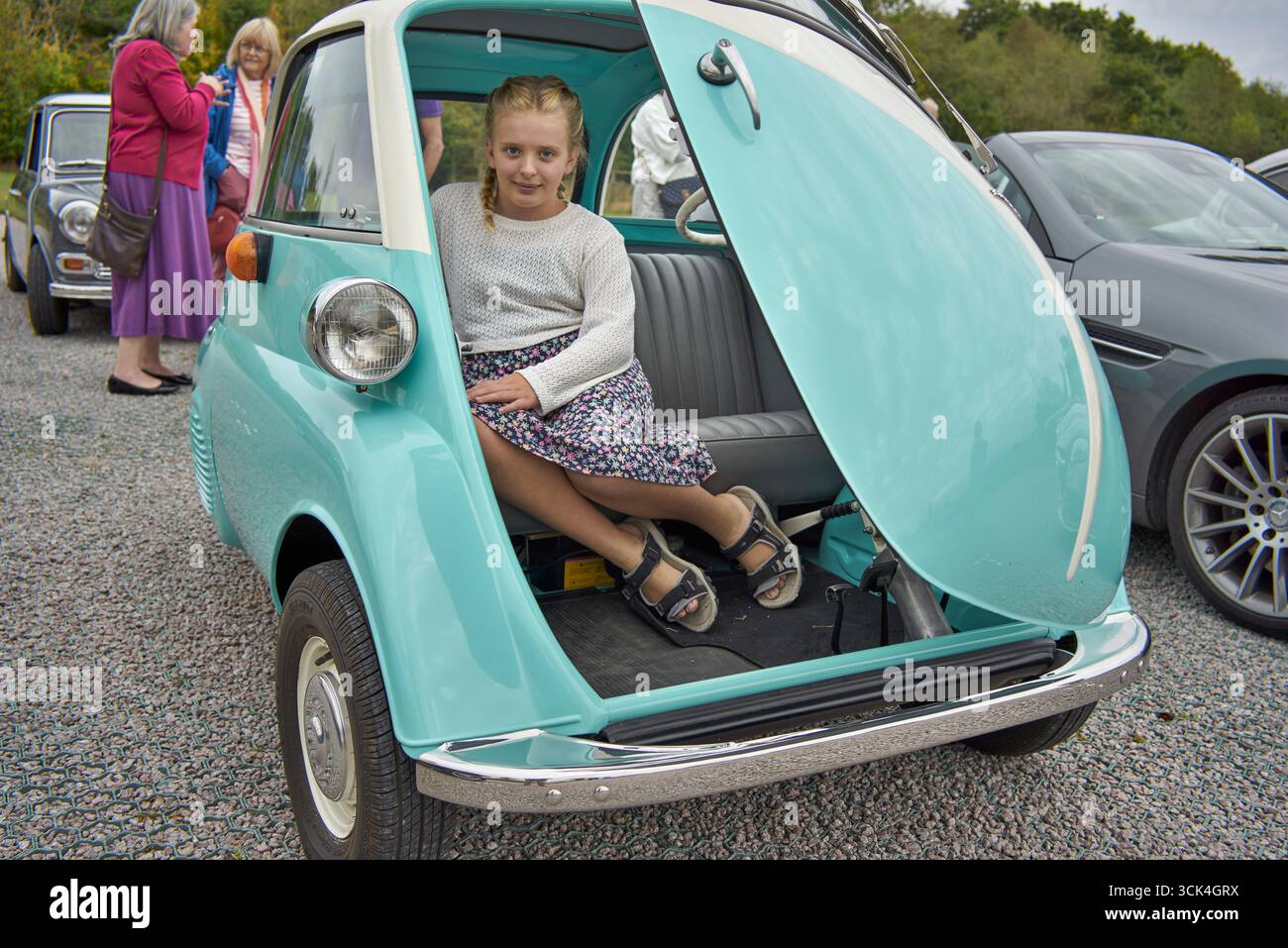 Isetta 1959 auto italiana a bolle Foto Stock
