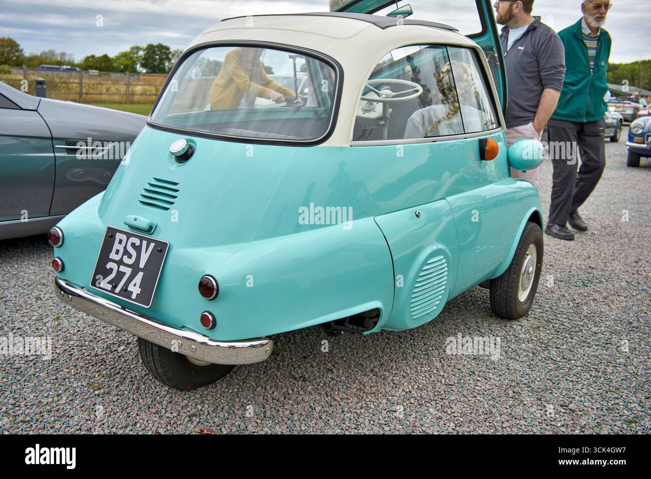 Isetta 1959 auto italiana a bolle Foto Stock