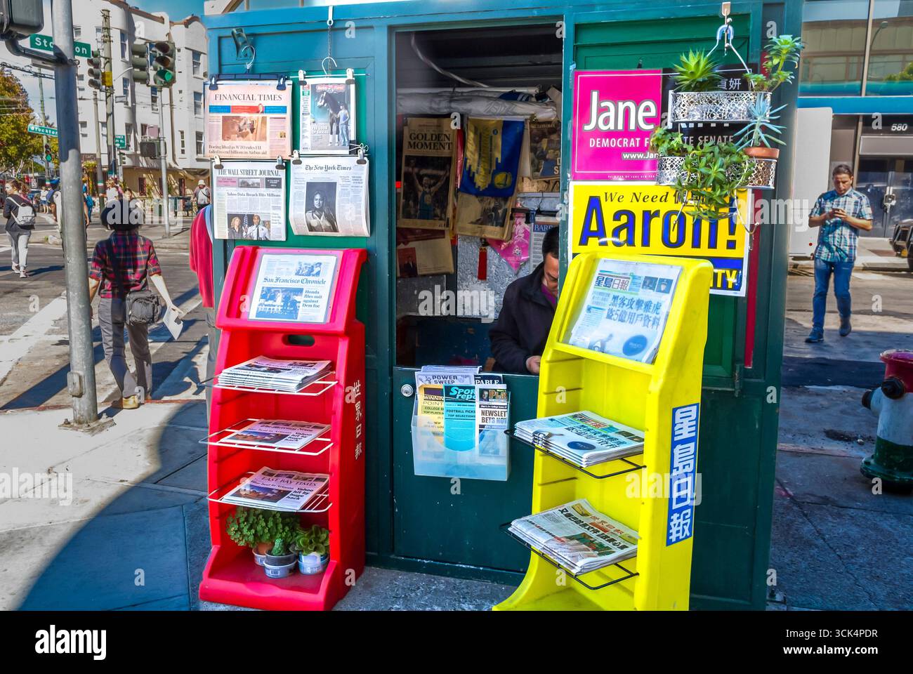 San Francisco, CA, Stati Uniti, Street Scene, North Beach Urban Life, Foto Stock