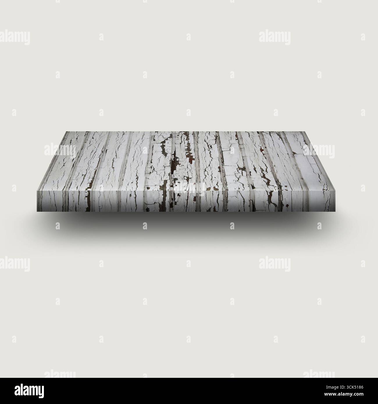 Un elegante e moderno piano di appoggio in marmo con una finitura lucida, ideale per cucine o interni di lusso. Foto Stock