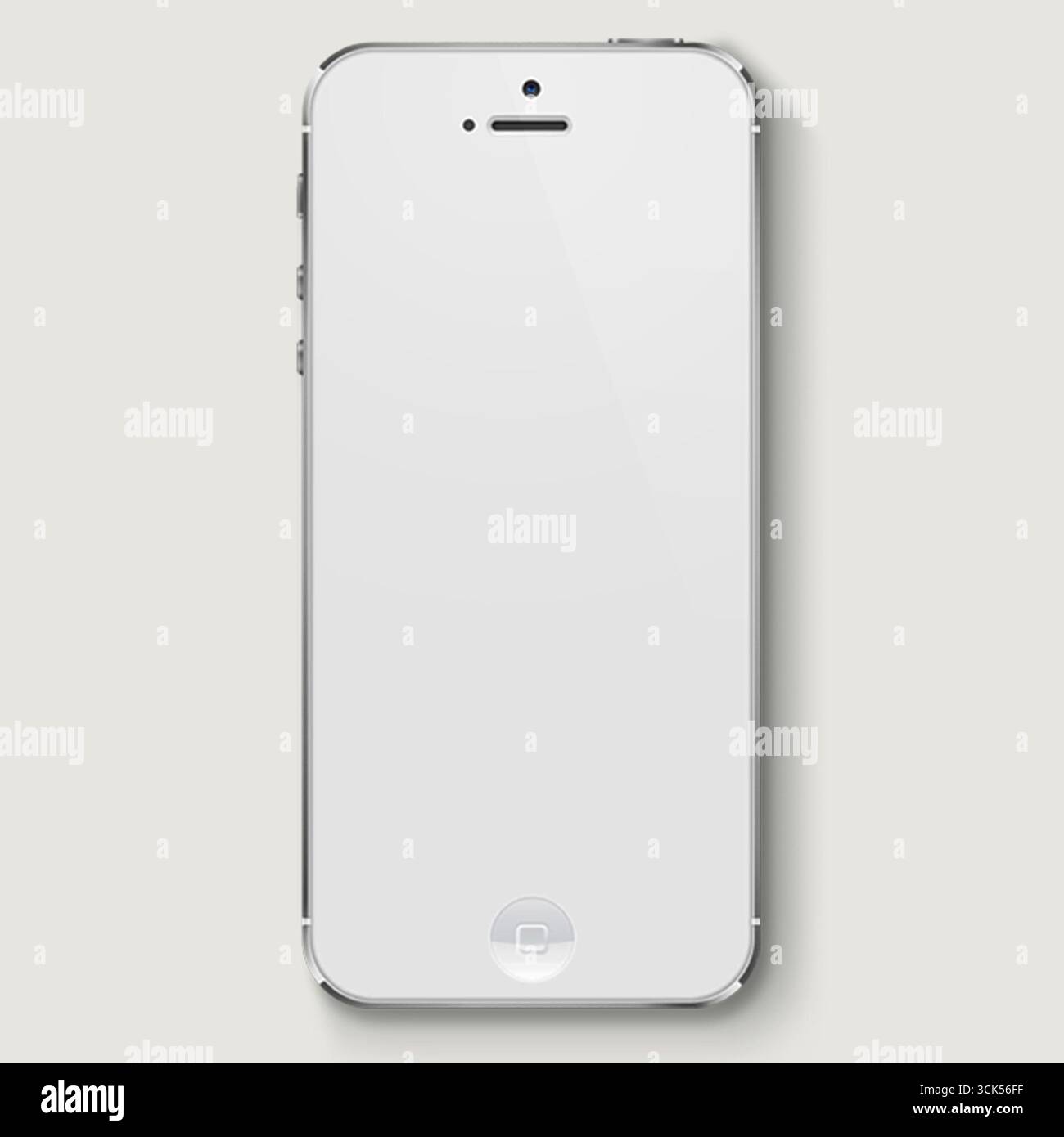 Un concetto unico di dispositivo intelligente isolato su sfondo semplice , molto adatto per l'uso in progetti principalmente elettronici. Foto Stock