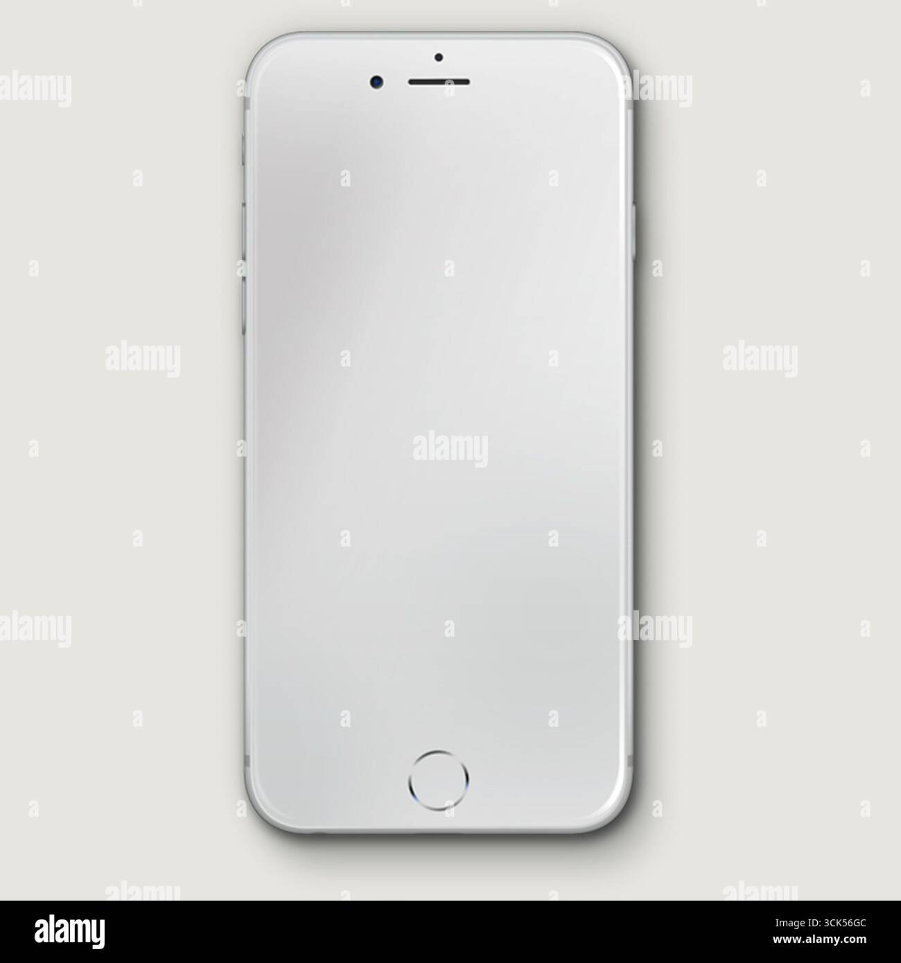 Un concetto unico di dispositivo intelligente isolato su sfondo semplice , molto adatto per l'uso in progetti principalmente elettronici. Foto Stock