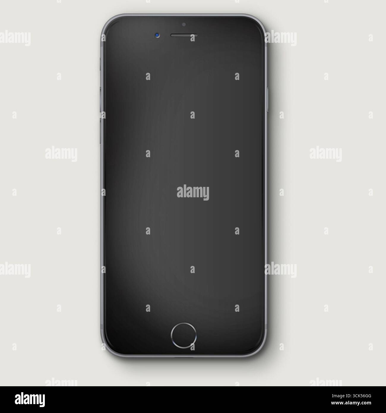 Un concetto unico di dispositivo intelligente isolato su sfondo semplice , molto adatto per l'uso in progetti principalmente elettronici. Foto Stock