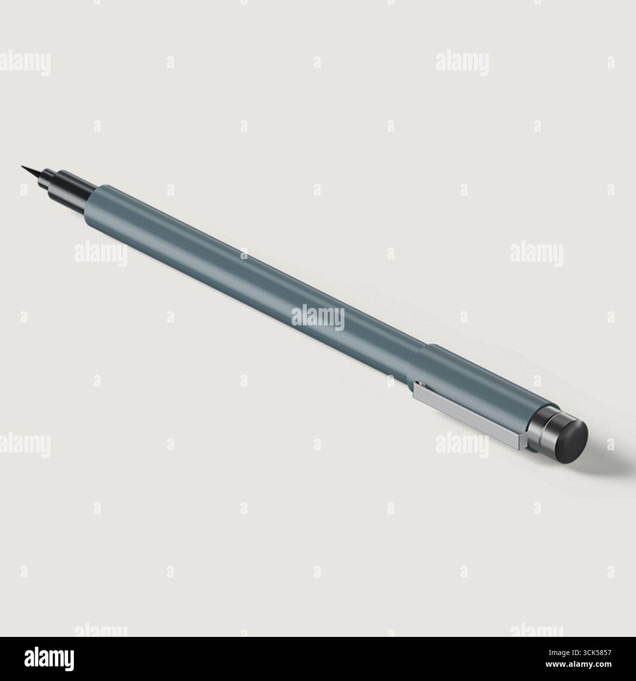 Una penna elegante e moderna progettata per scrivere con un flusso d'inchiostro fluido. Foto Stock