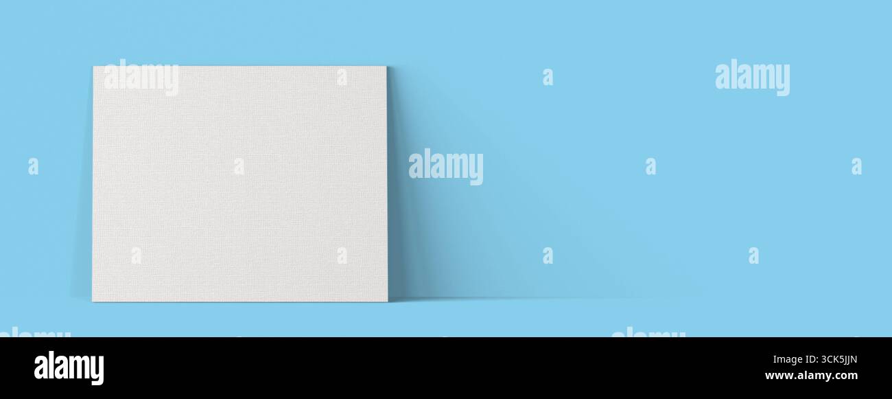 Una tela vuota con un layout di design semplice, adatta per progetti creativi o presentazioni. Foto Stock