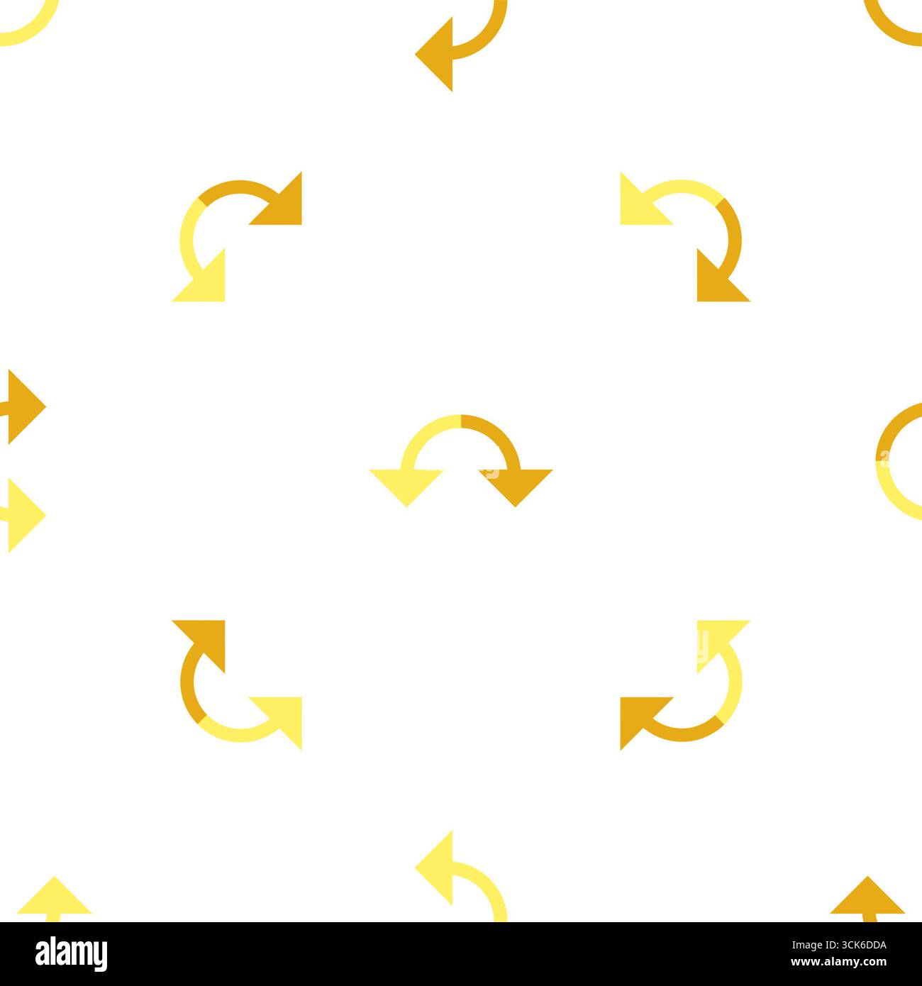 Semplice motivo senza cuciture su sfondo bianco Foto Stock