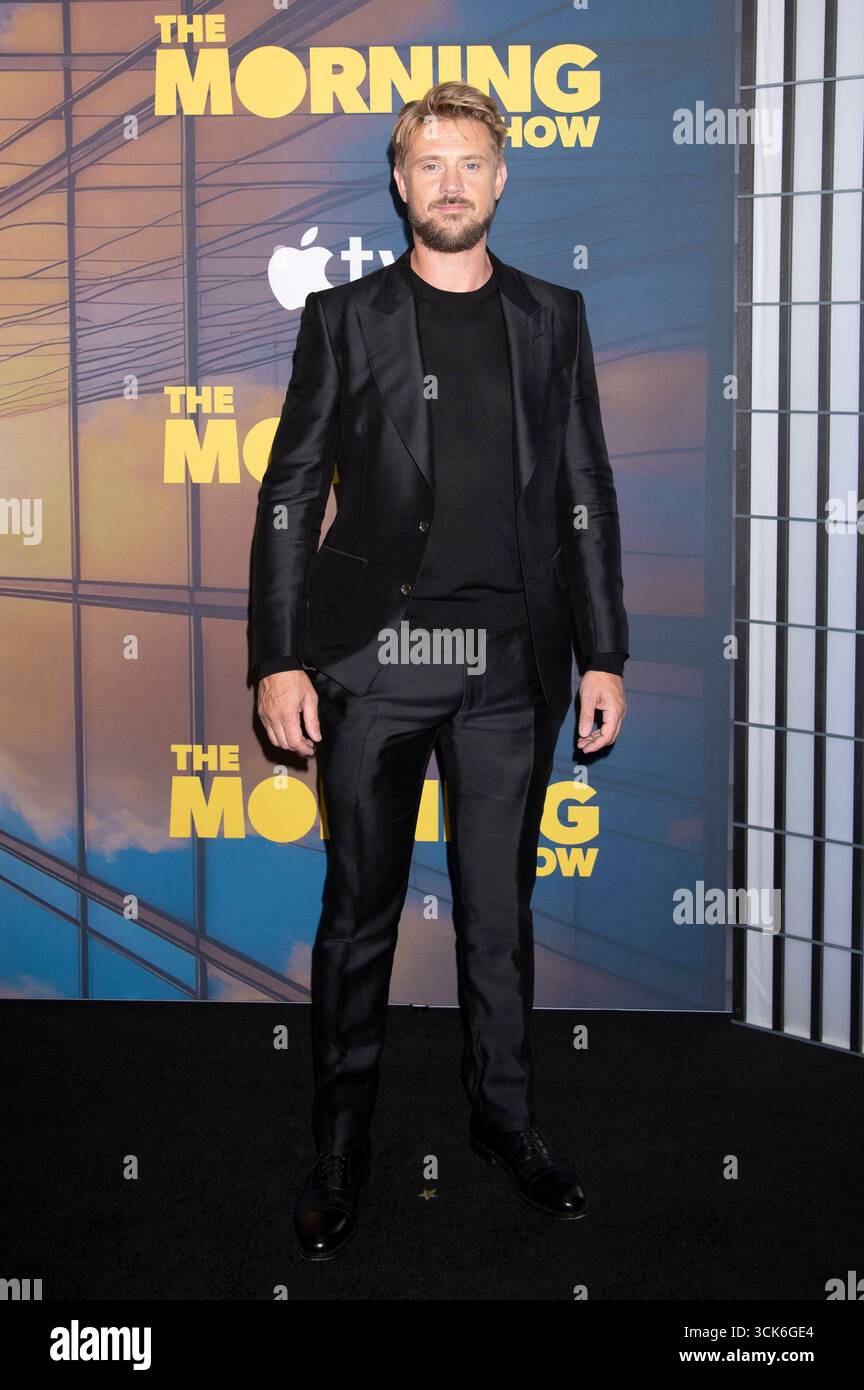 Boyd Holbrook bei der Premiere der 4. Staffel der Apple TV+ serie "The Morning Show" in Museo di Arte moderna New York, 09.09.2025 Foto Stock