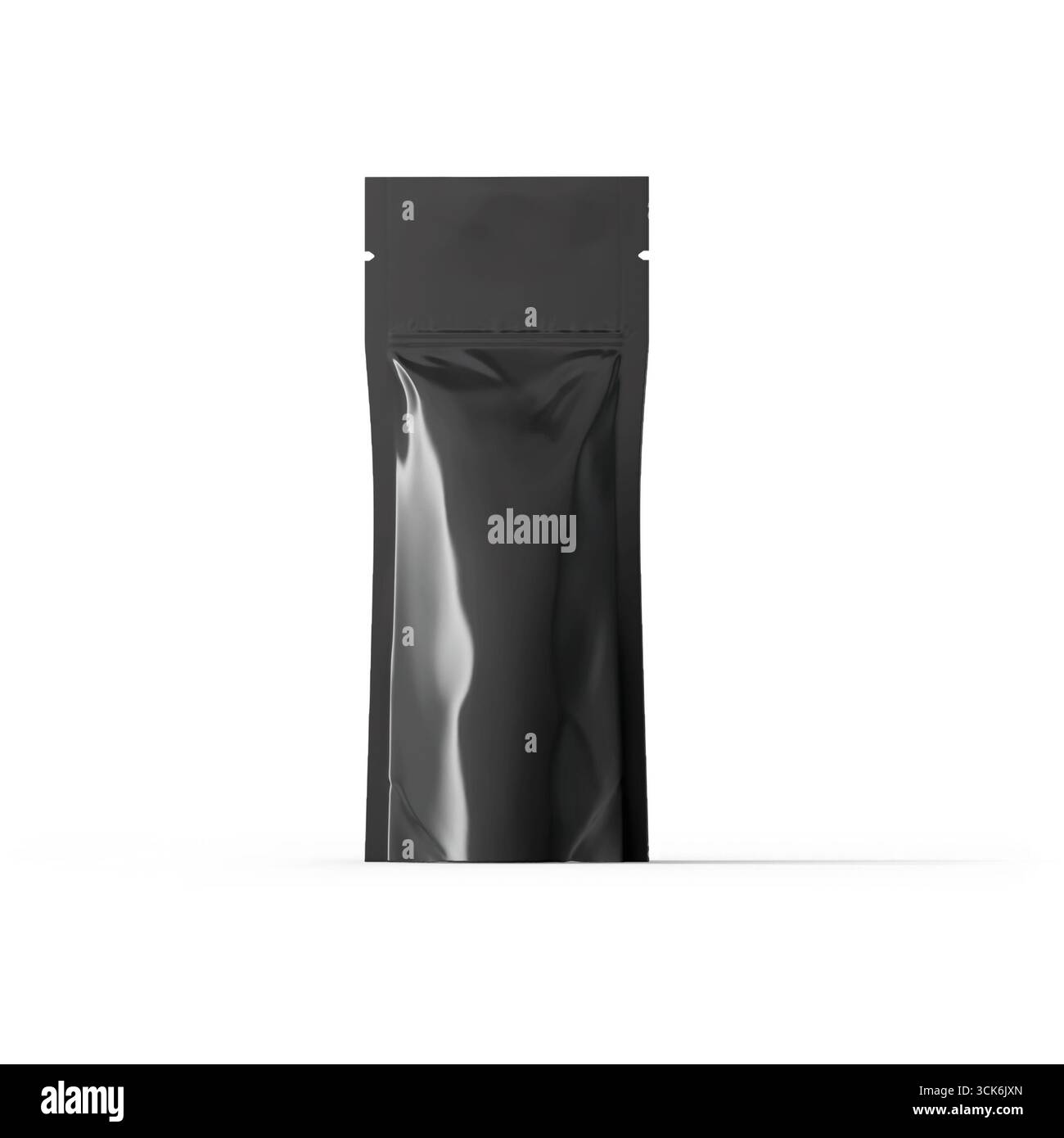 Un elegante astuccio nero progettato per vari prodotti, che enfatizza il minimalismo e l'estetica moderna. Foto Stock