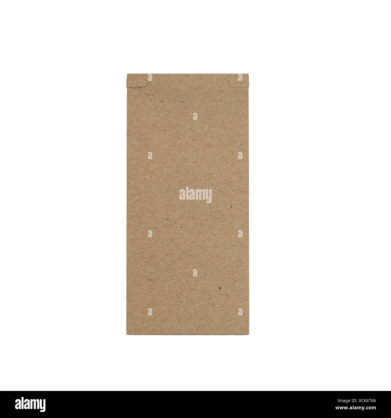 Scatola di cartone marrone semplice, senza contrassegno, utilizzata generalmente per l'imballaggio o la spedizione di articoli. Foto Stock
