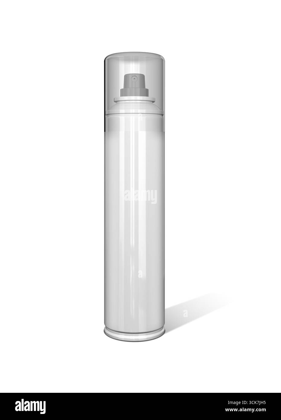 Un semplice spray aerosol, generalmente utilizzato per l'erogazione di vari prodotti come deodoranti o detergenti. Foto Stock