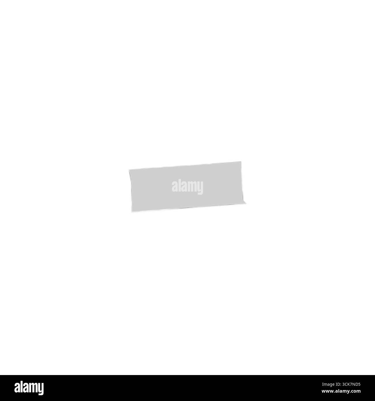 Un design semplice, curvo, bianco, della scatola di cuscini adatto per il confezionamento. Foto Stock