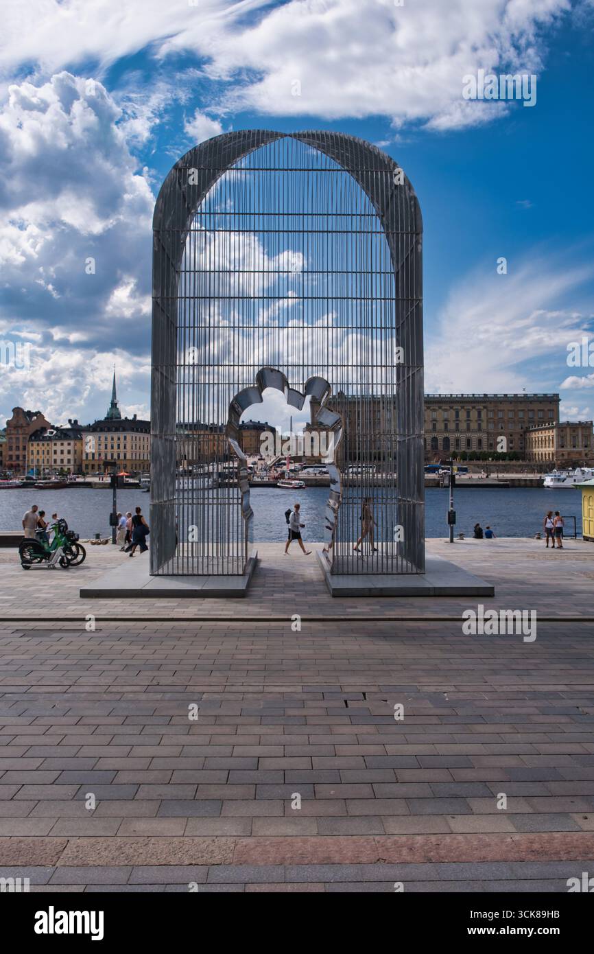 Arch, installazione artistica a Stoccolma di ai Weiwei Foto Stock