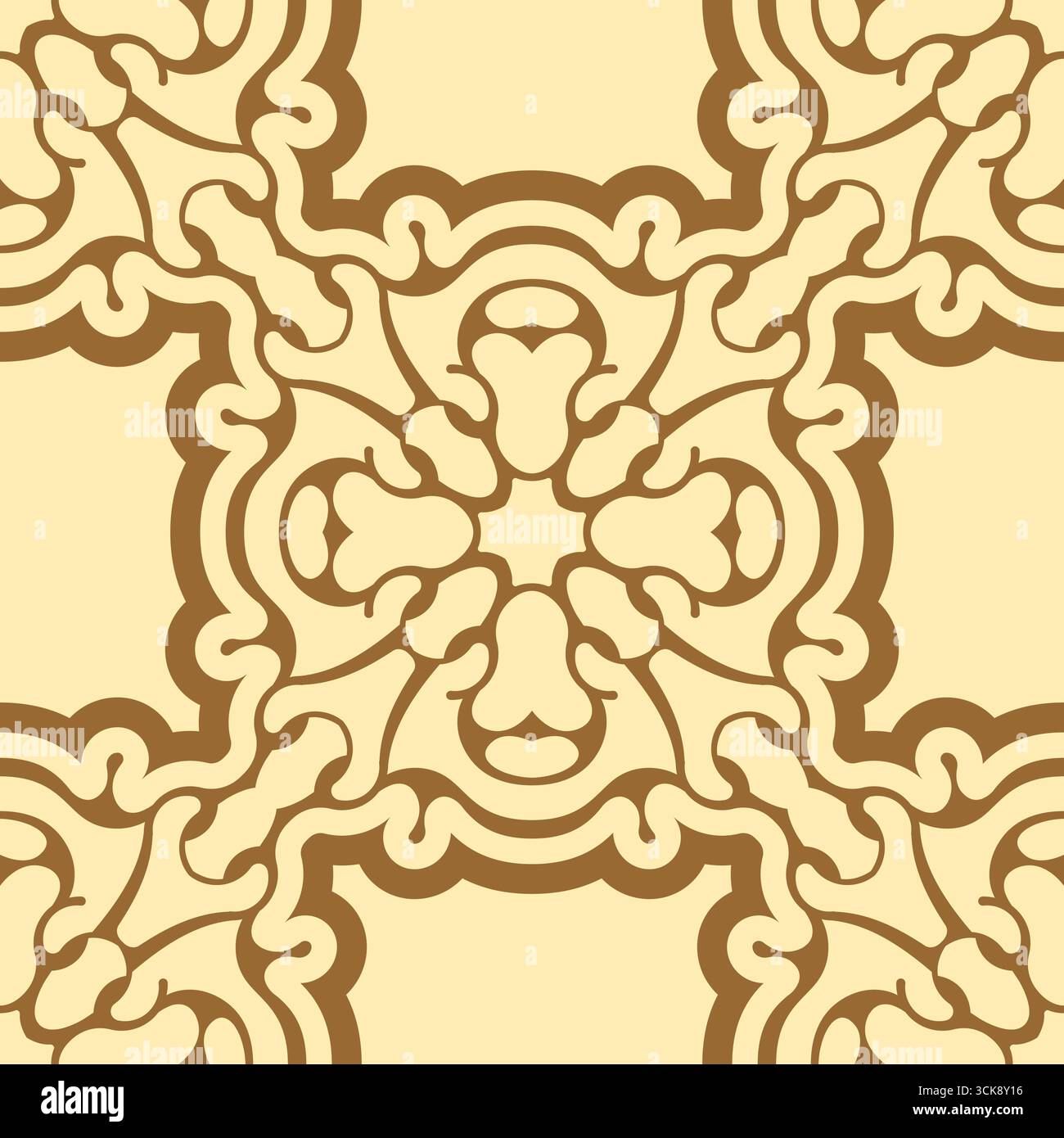 Motivo senza cuciture e stile ordinario Illustrazione Vettoriale