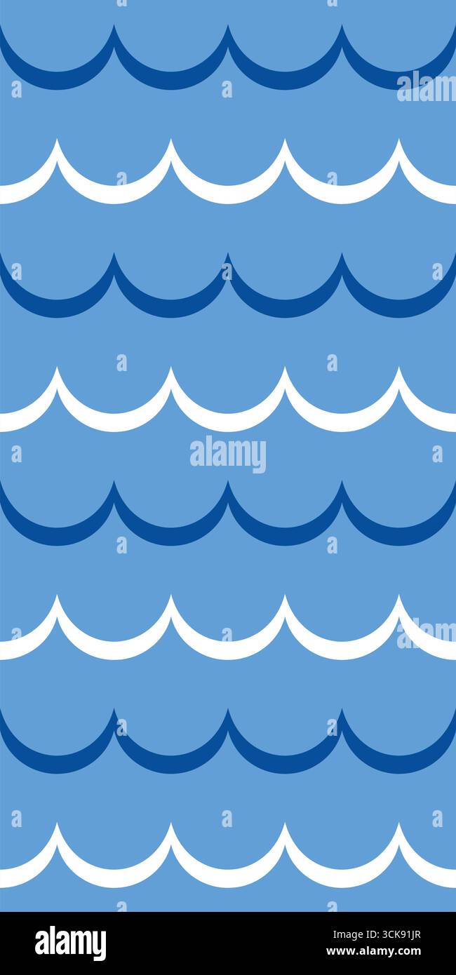 Bellissimi motivi a forma di marinai Illustrazione Vettoriale