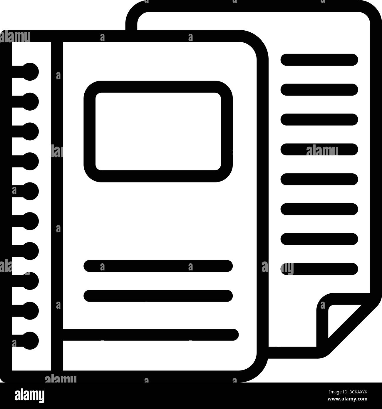 Icona per referto caso, caso Illustrazione Vettoriale