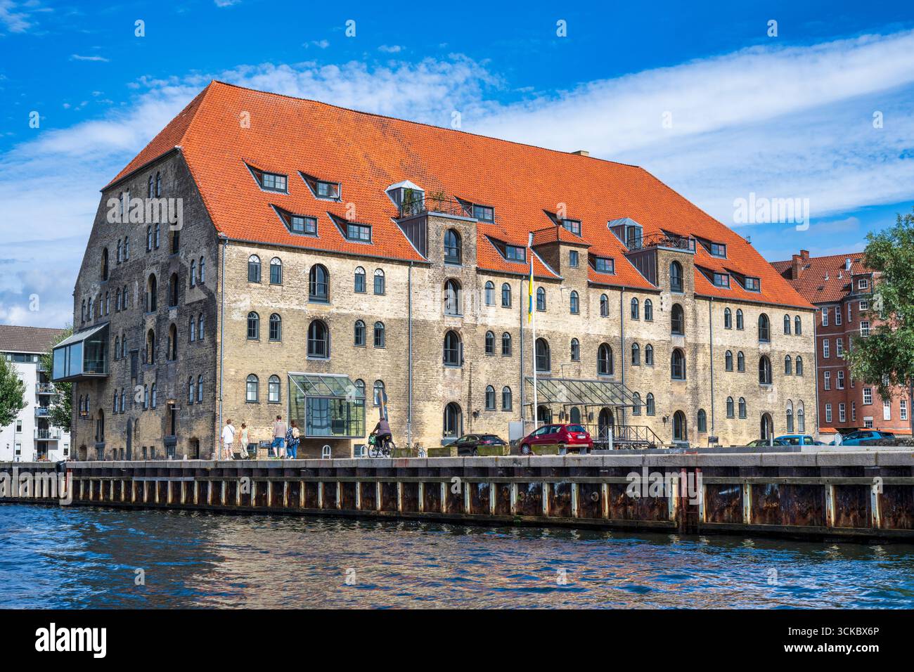 Casa Ucraina in Danimarca, centro culturale ucraino, nel distretto di Christianshavn di Copenaghen, Danimarca, Europa settentrionale Foto Stock
