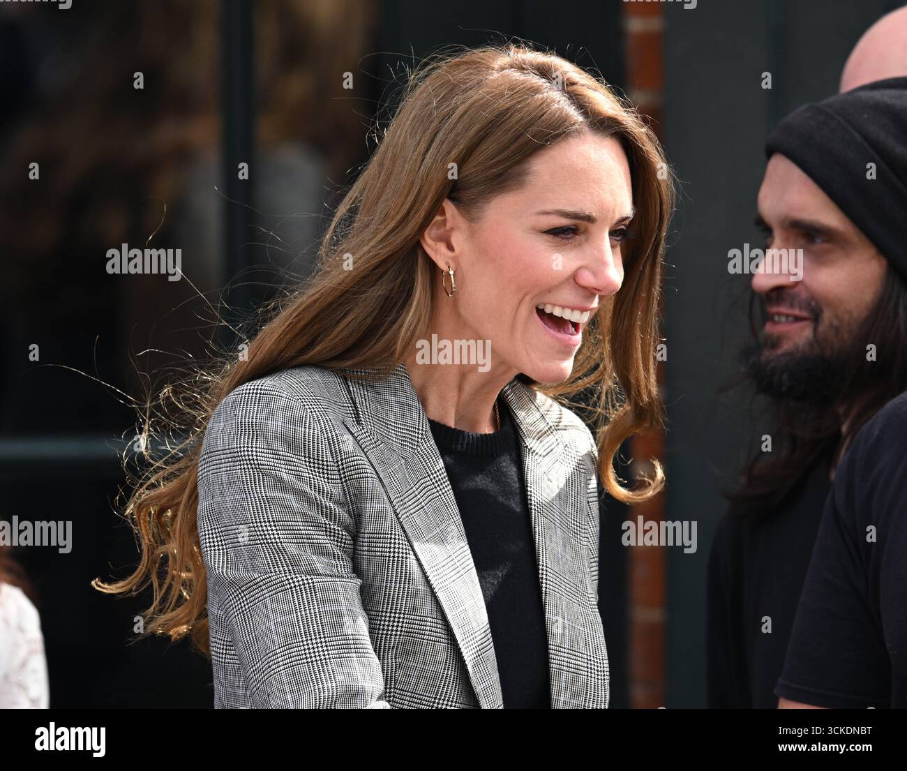 Sudbury, Regno Unito. 11 settembre 2025. La Principessa di Galles a Sudbury Silk Mills a Sudbury, Suffolk, una tessitura a conduzione familiare. Crediti: Doug Peters/EMPICS/Alamy Live News Foto Stock