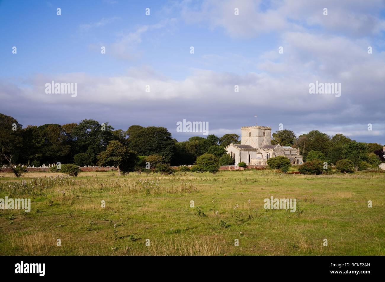 St Oswalds Church a Filey Foto Stock