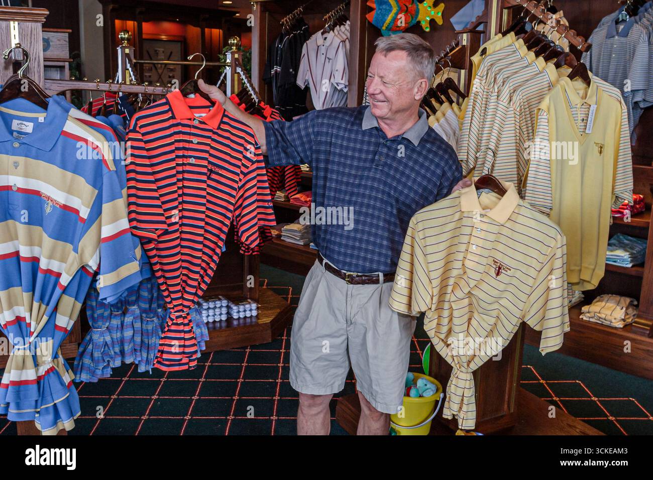 Alabama Madison County, Huntsville, campo da golf Hampton Cove, sport, atleta, ricreazione, gioco, paesaggio, design, golf, abilità, guida, putting, green, sabbia tra Foto Stock